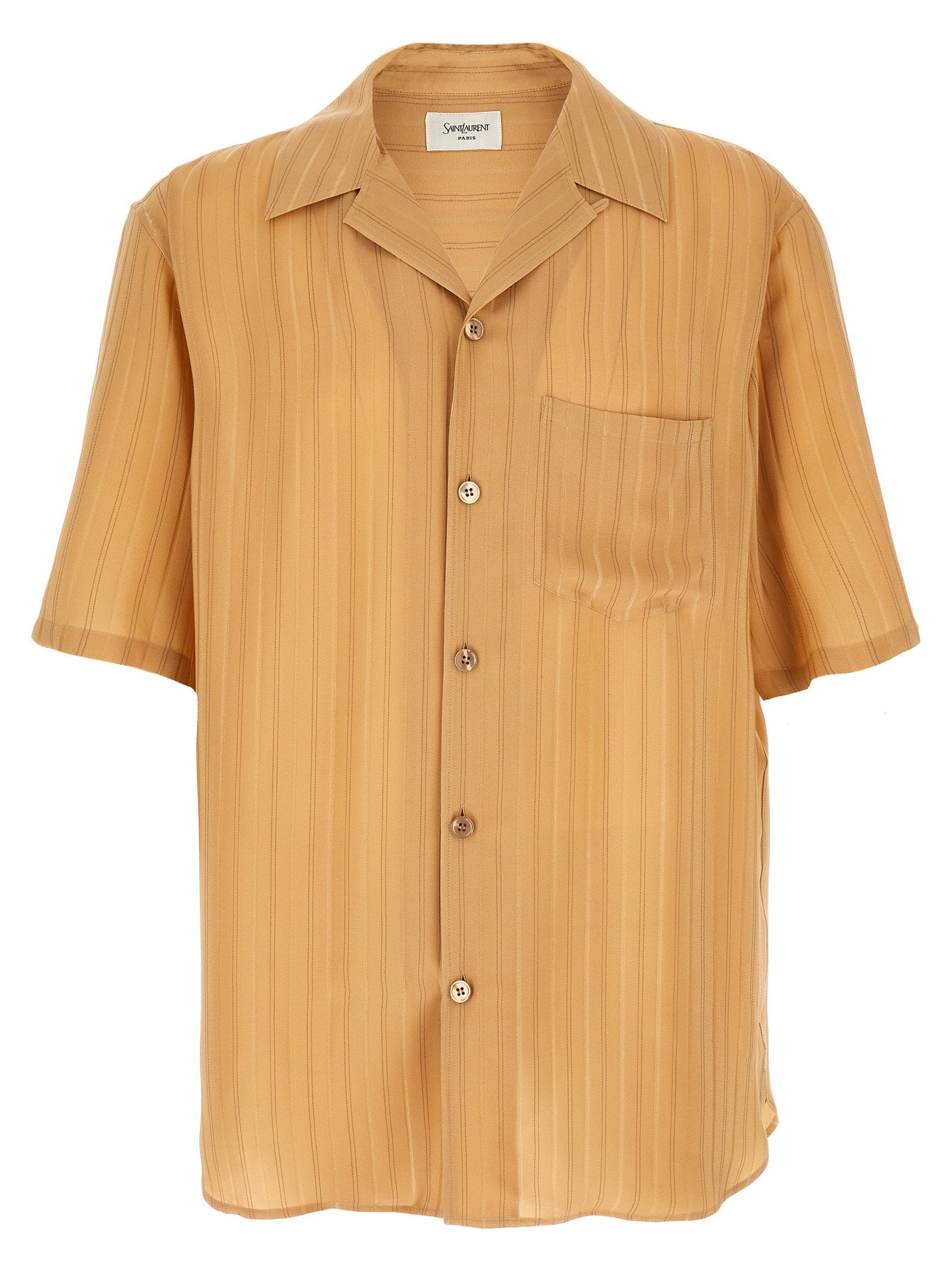 Saint Laurent Saint Laurent Striped Silk Shirt