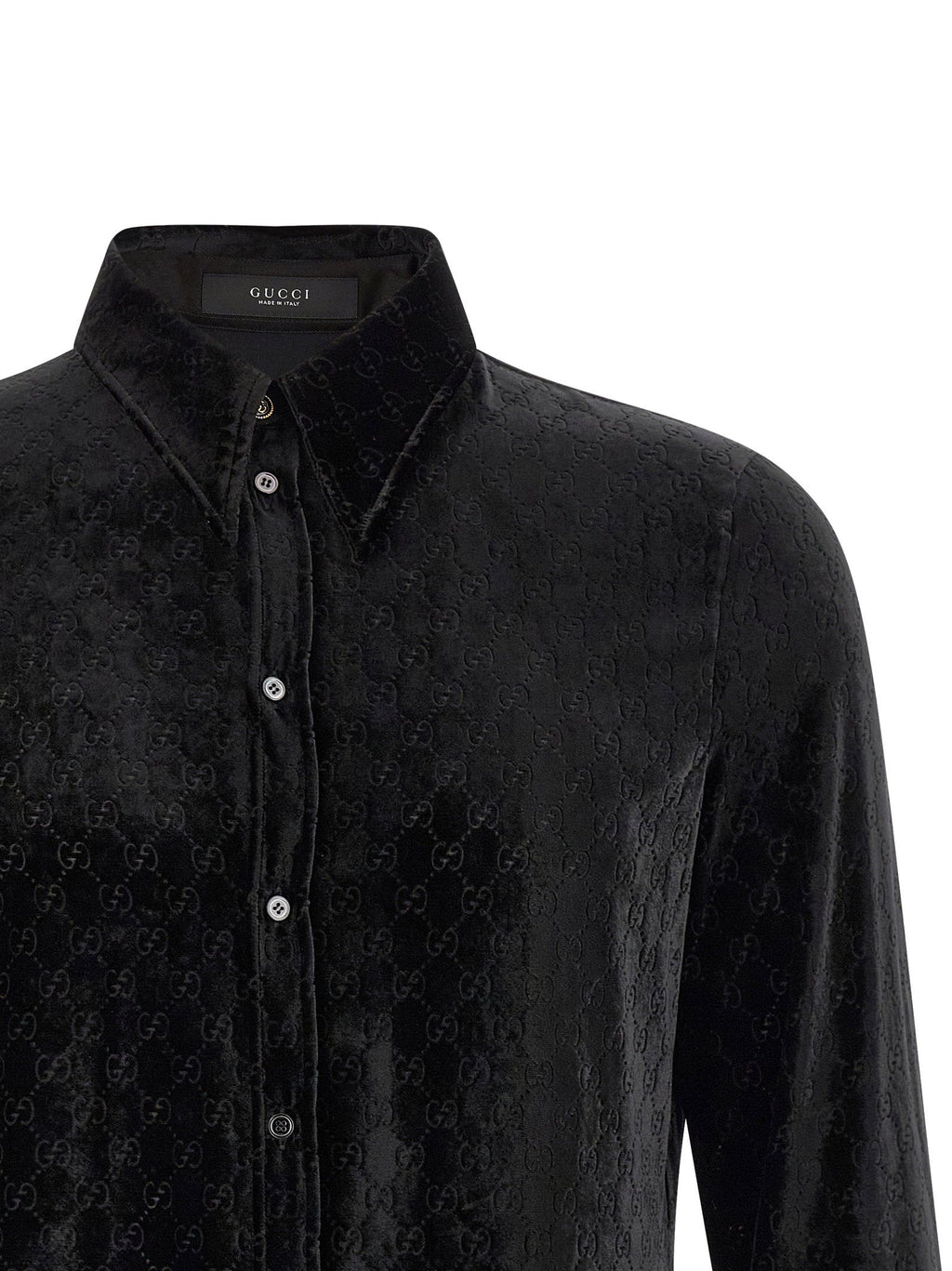 Gucci Gucci Gg Velvet Shirt