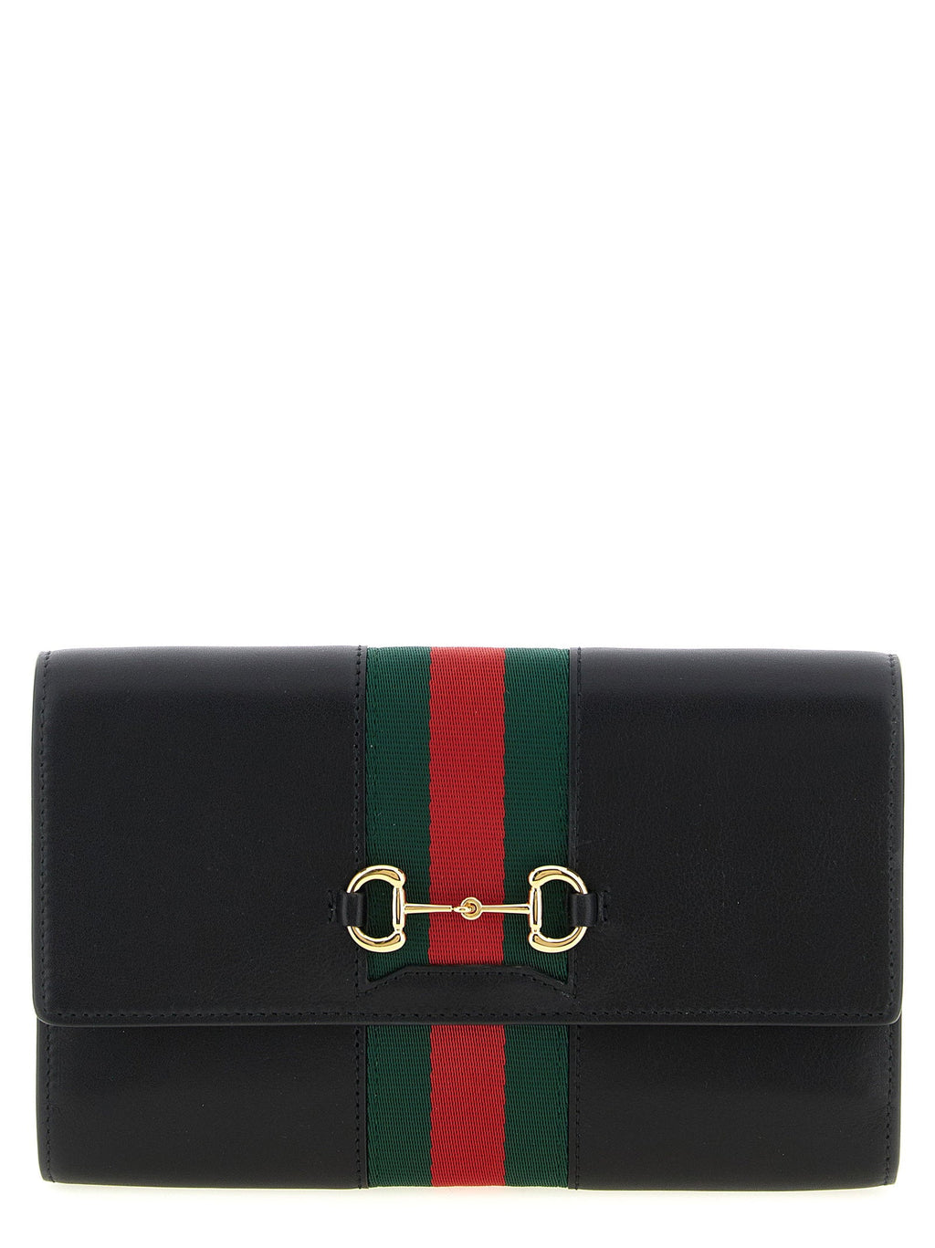 Gucci Gucci Horsebit Web Wallet On Chain