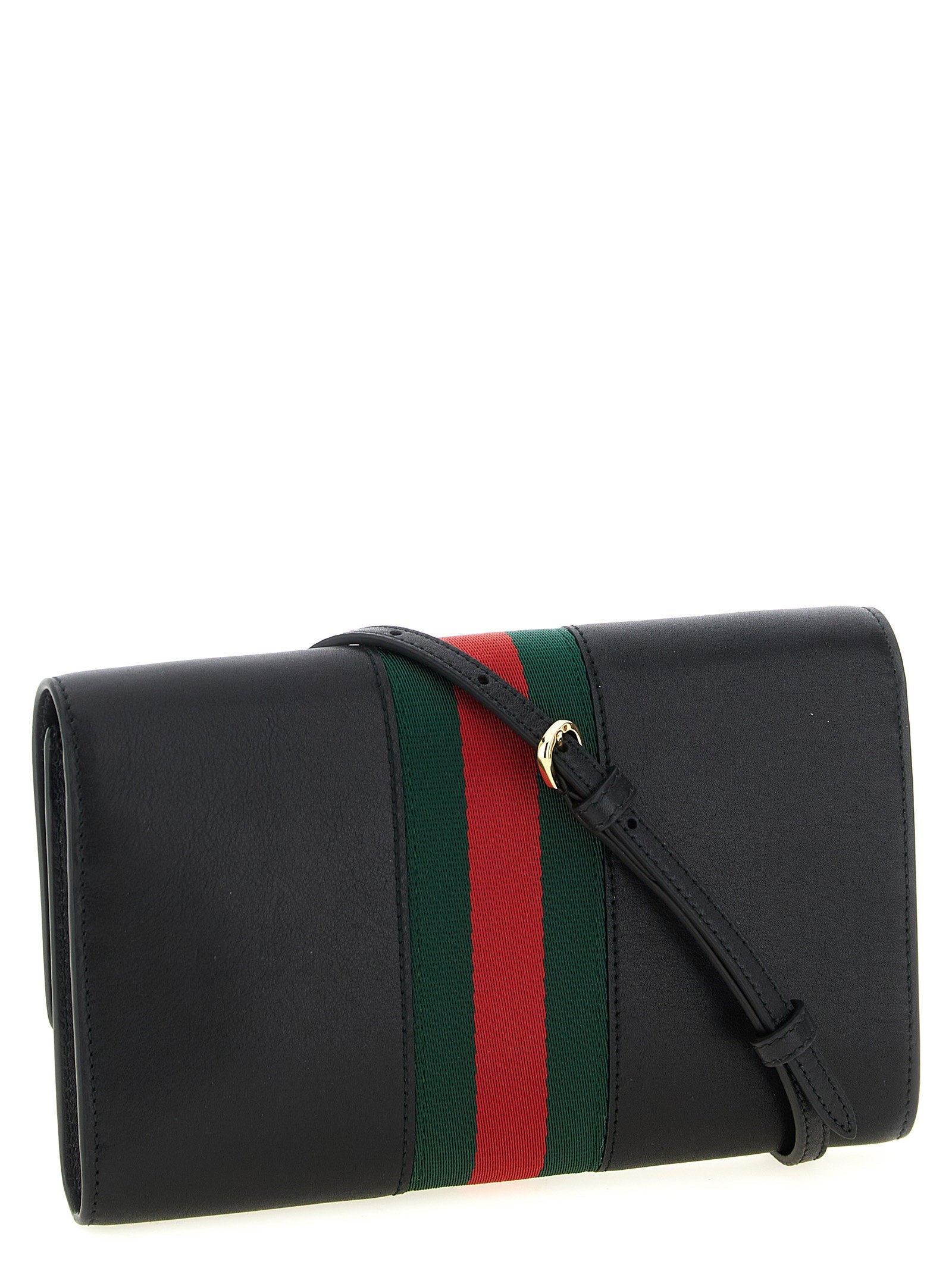 Gucci Gucci Horsebit Web Wallet On Chain