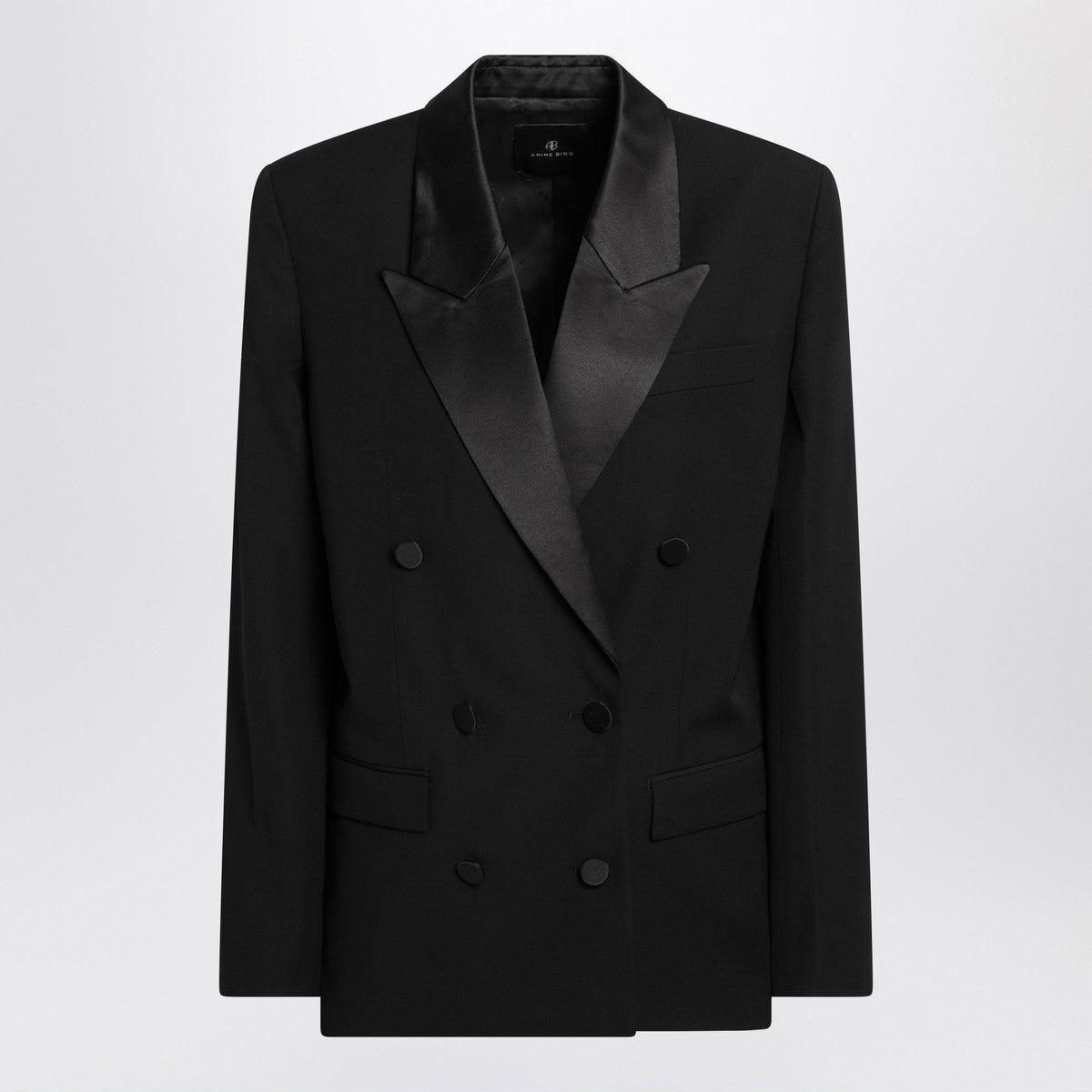 ANINE BING ANINE BING Ross black double-breasted jacket
