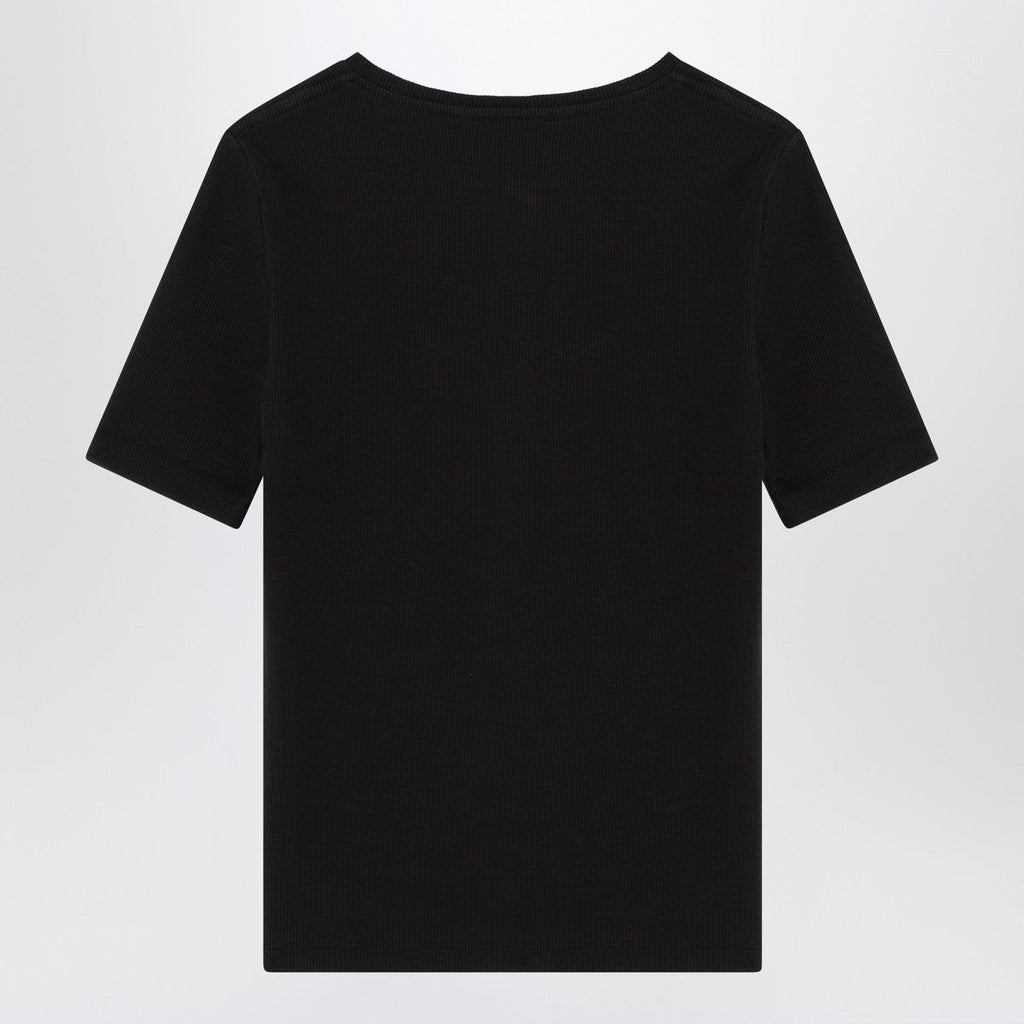 ANINE BING ANINE BING Black short-sleeved t-shirt