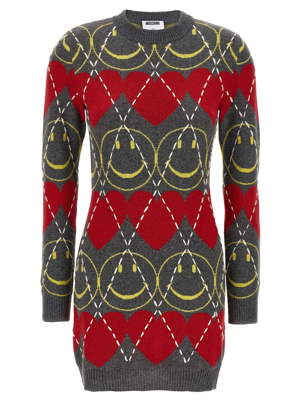 Moschino Moschino Smiley® Wool Dress