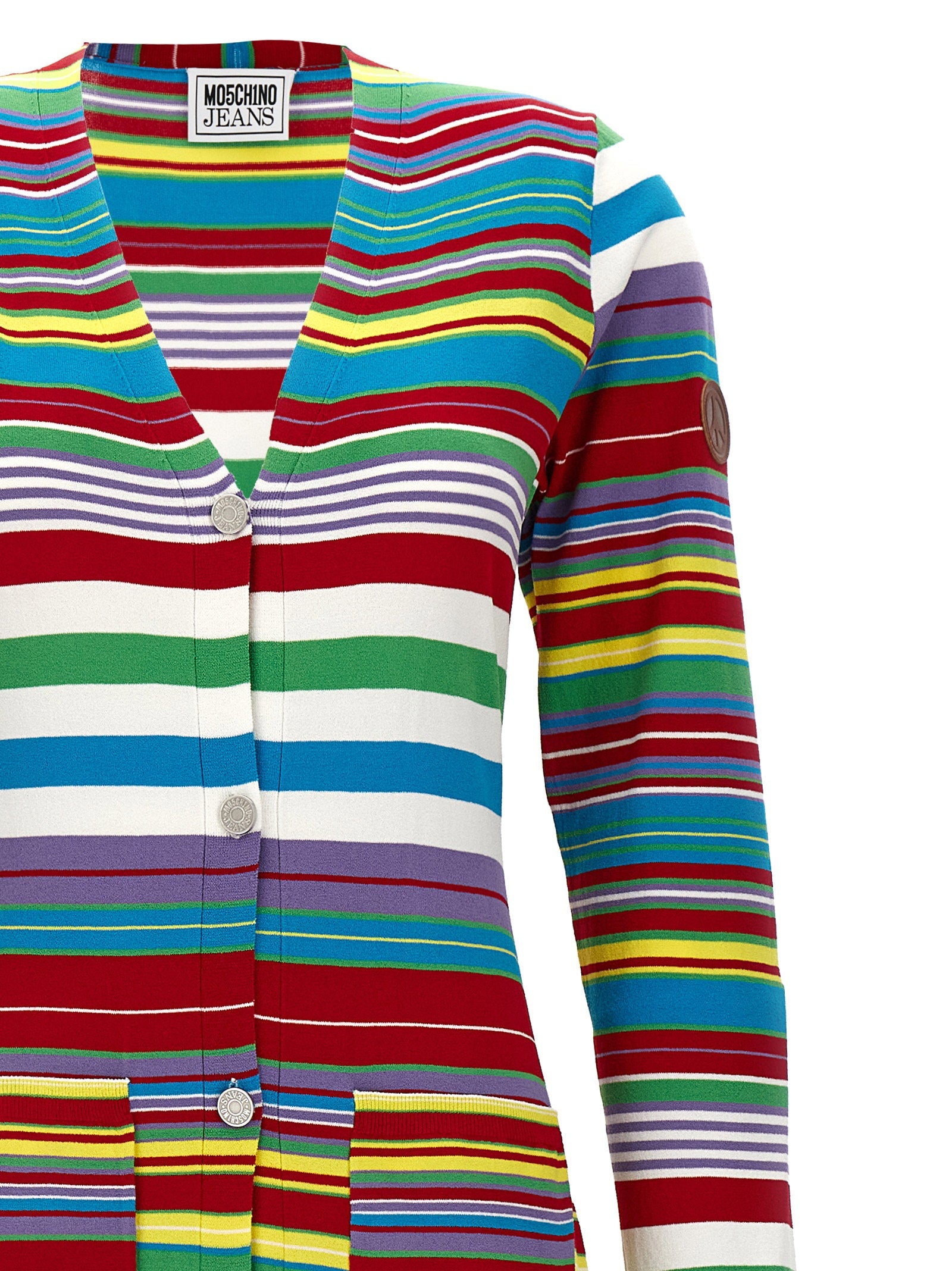 Mo5Ch1No Jeans Mo5Ch1No Jeans Striped Cardigan