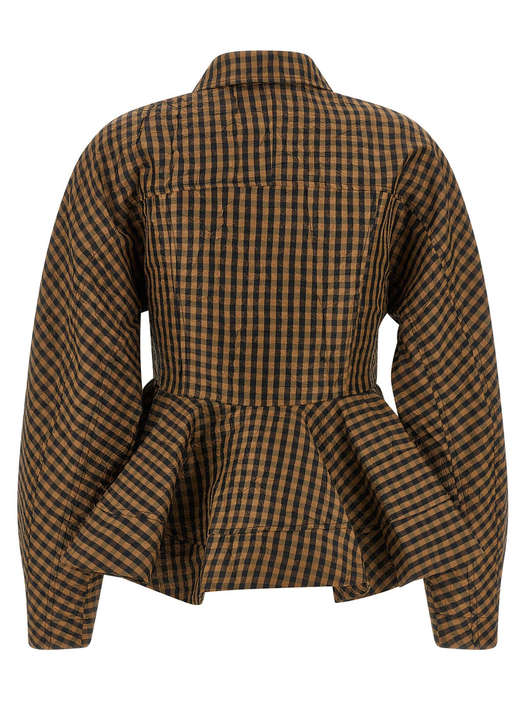 Ganni Ganni Crinckled Taffetà Blouse