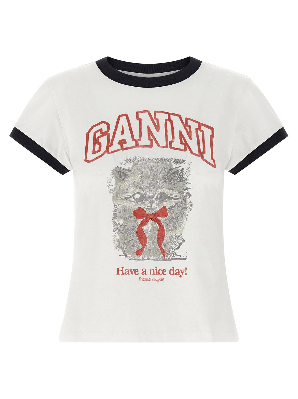 Ganni Ganni Printed T-shirt