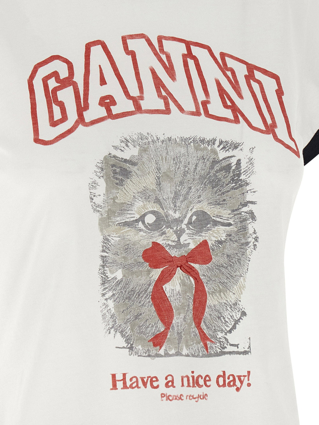 Ganni Ganni Printed T-shirt