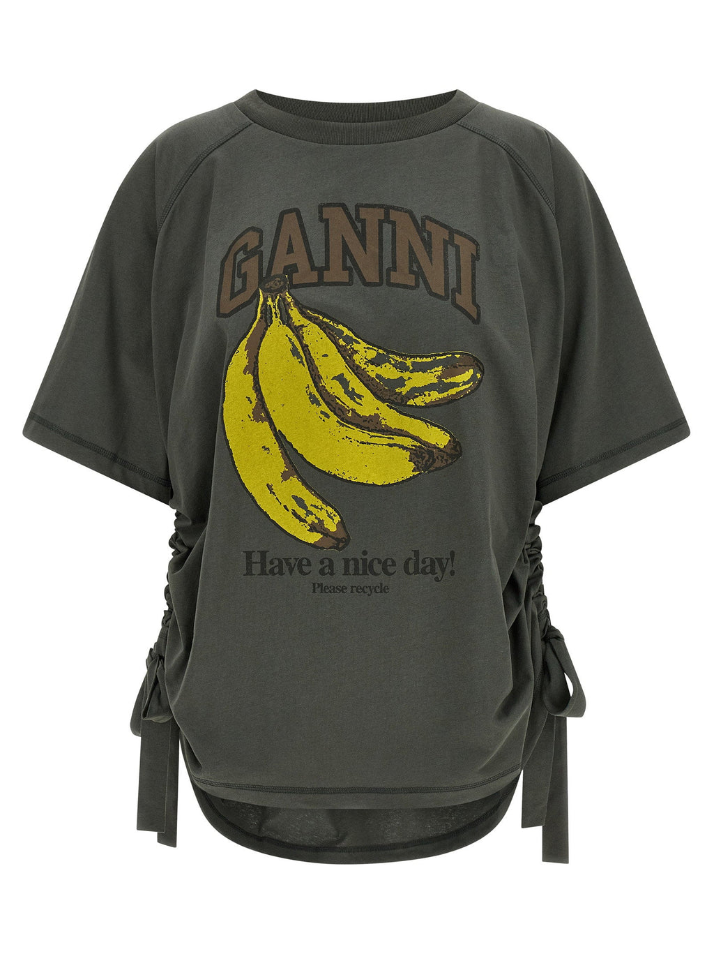 Ganni Ganni Grey Banana T-shirt