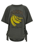 Ganni Ganni Grey Banana T-shirt