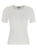 Ganni Ganni Logo Embroidery T-shirt