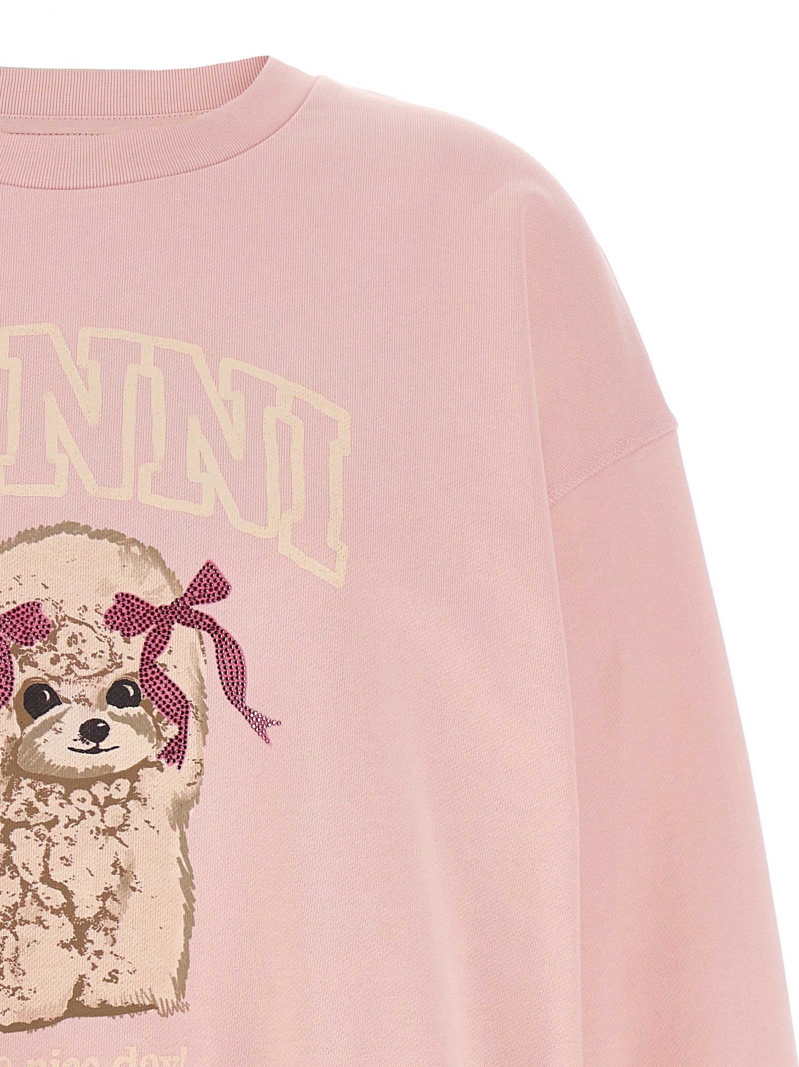 Ganni Ganni Front Print Sweatshirt