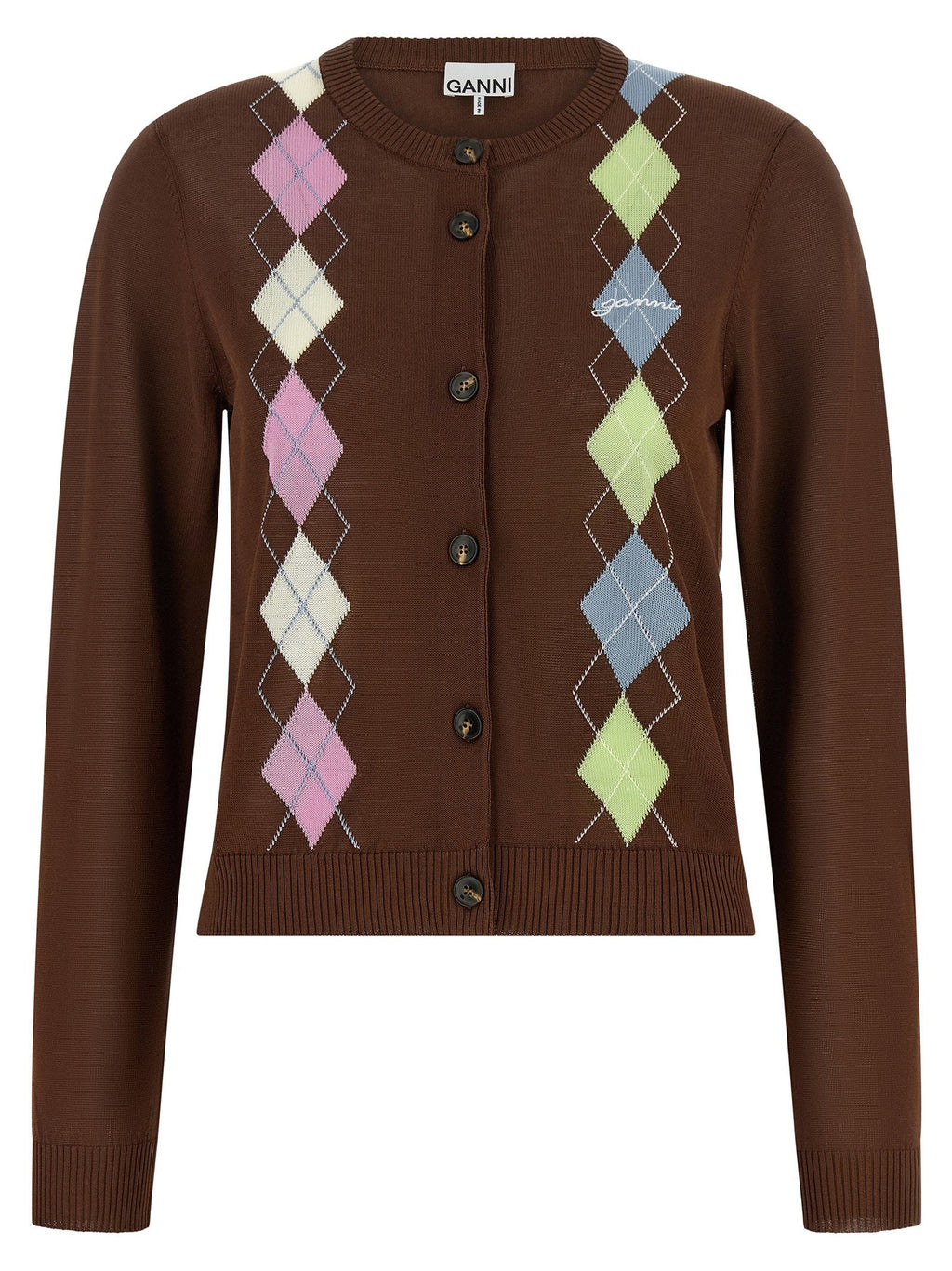Ganni Ganni Argyle Cardigan