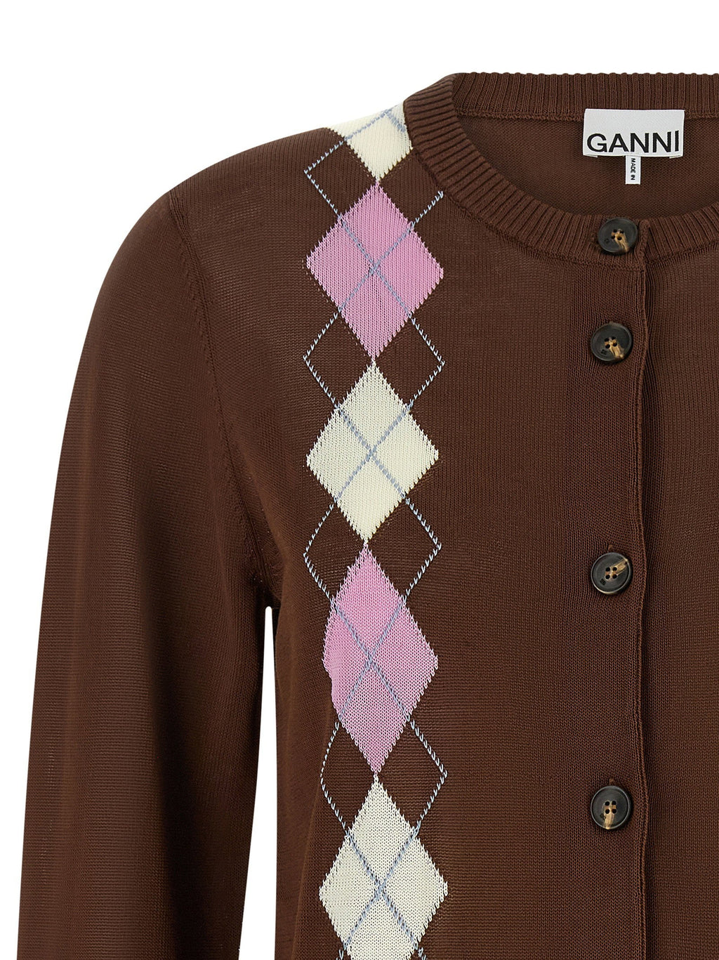 Ganni Ganni Argyle Cardigan