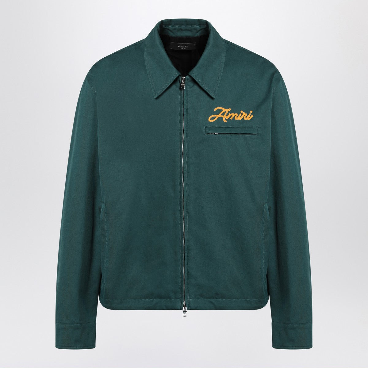 Amiri AMIRI Green zipped jacket with logo