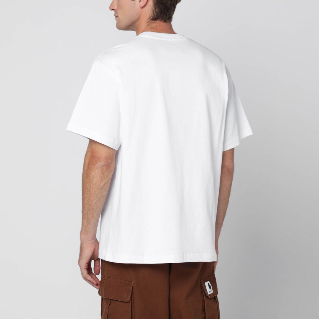 Awake NY White crewneck T-shirt with logo