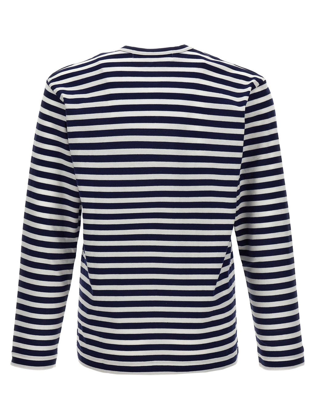 Comme Des Garçons Play Comme Des Garçons Play Logo Patch Stripes T-shirt