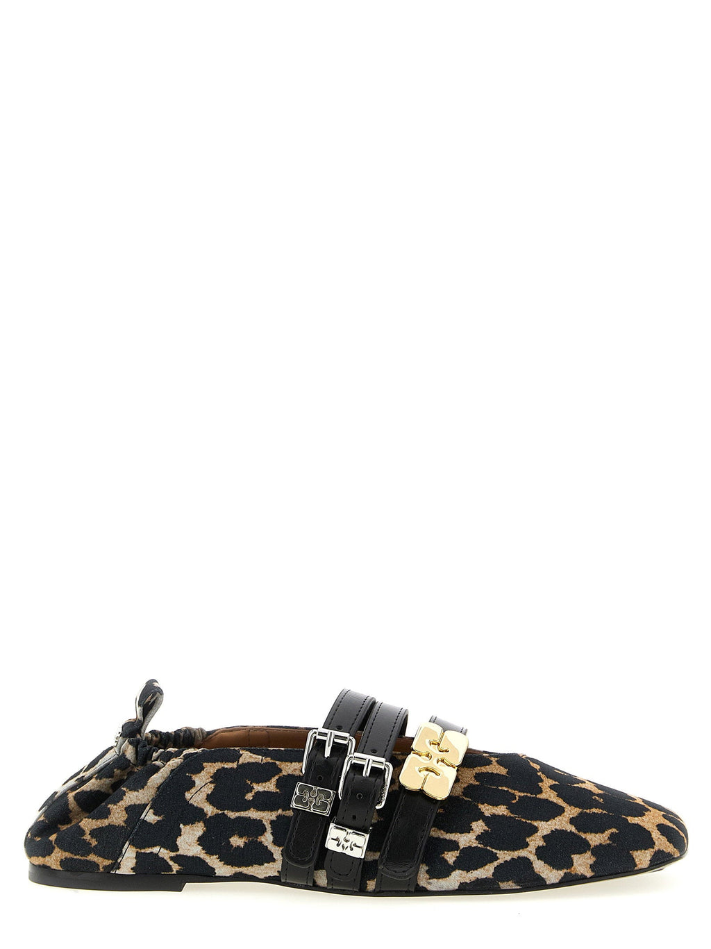 Ganni Ganni Sue Triple Ballet Flats