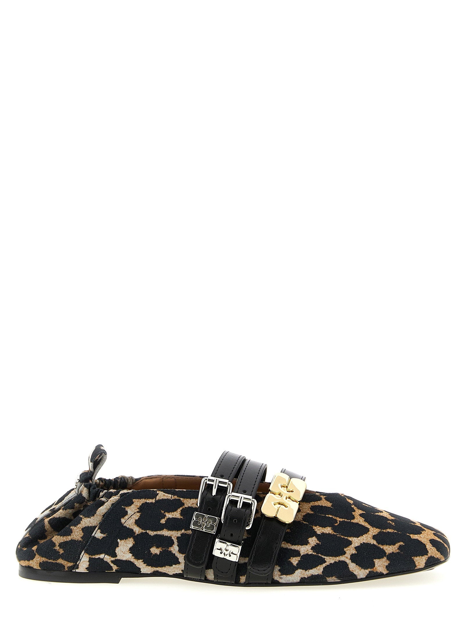 Ganni Ganni Sue Triple Ballet Flats