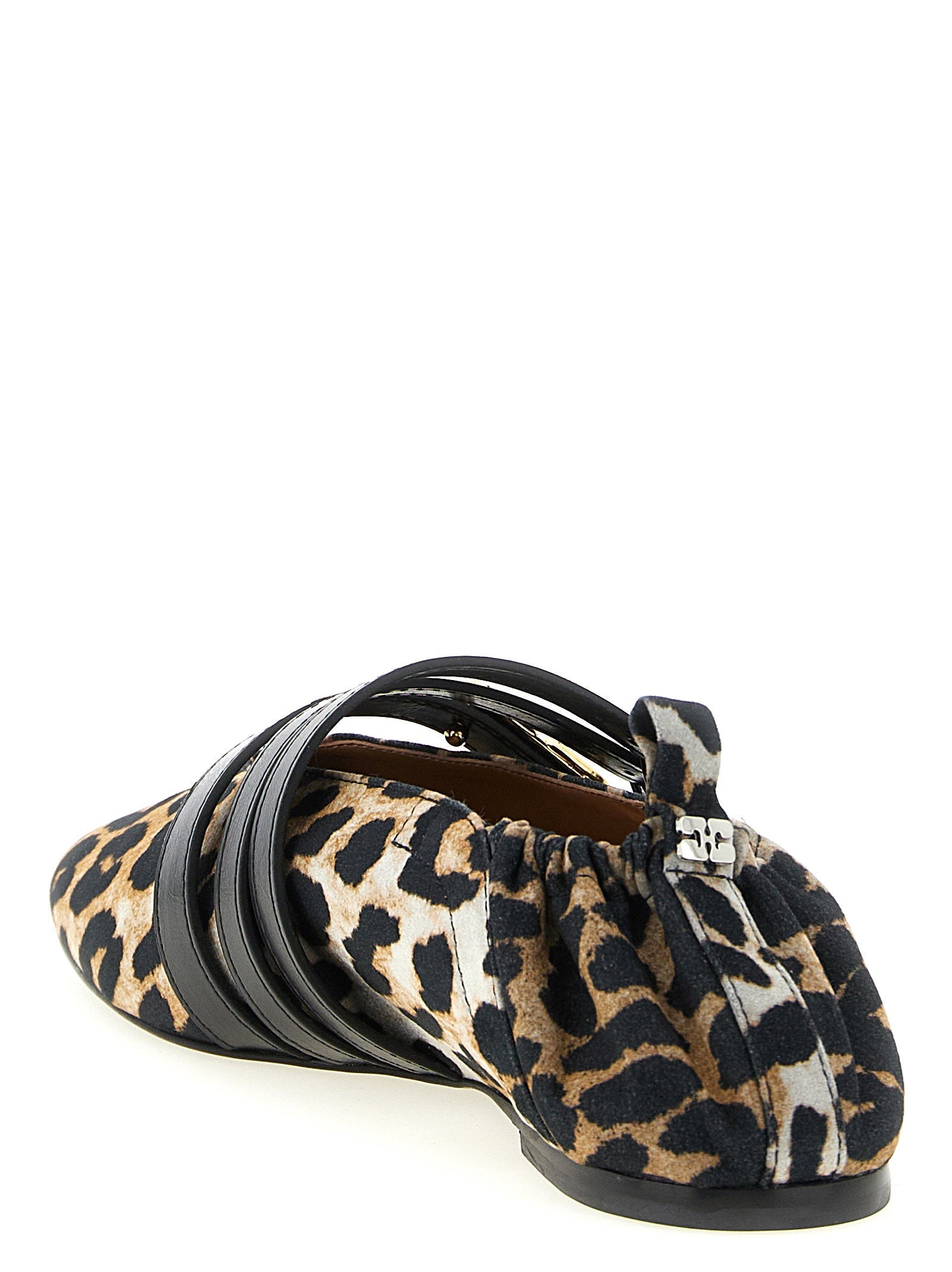 Ganni Ganni Sue Triple Ballet Flats