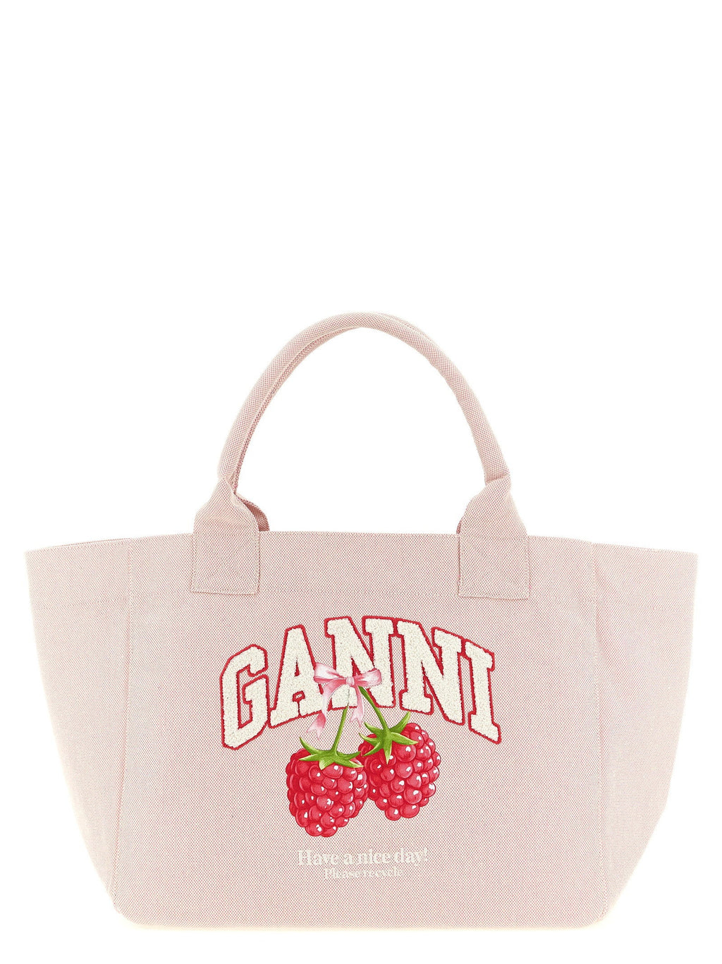 Ganni Ganni Medium Raspberry Shopping Bag