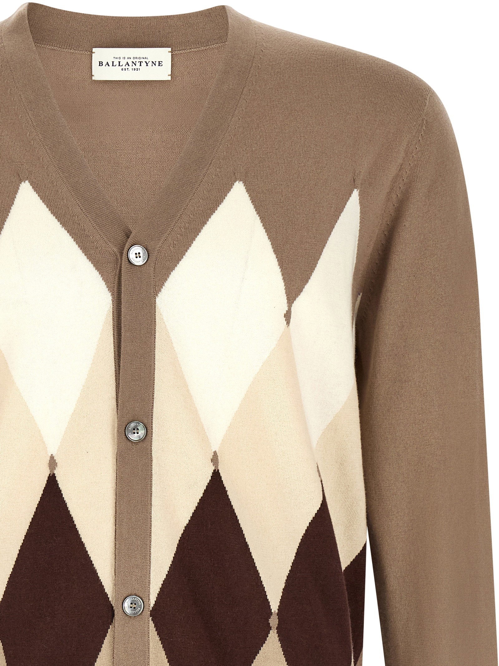 Ballantyne Ballantyne Cardigan Argyle
