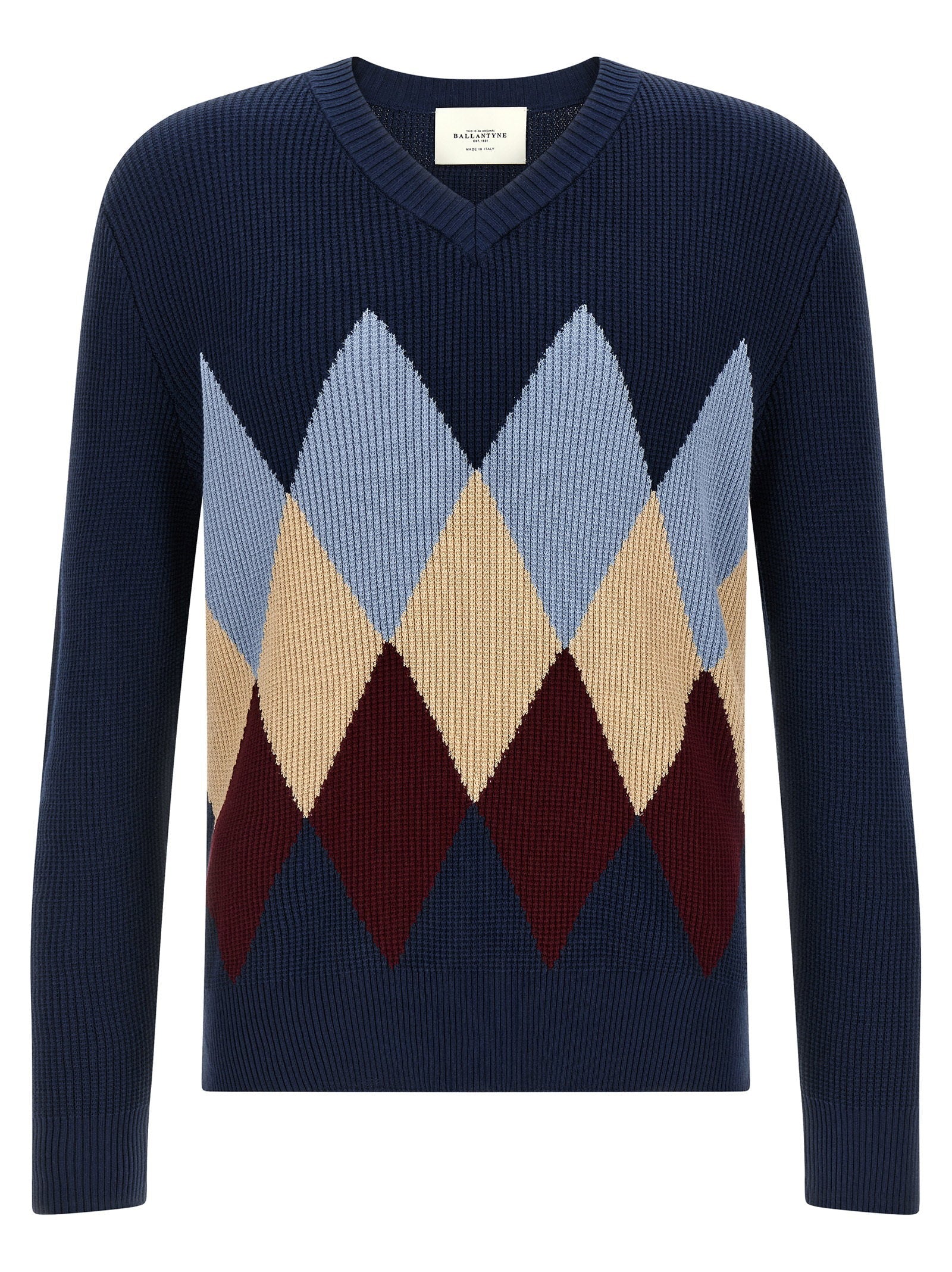 Ballantyne Ballantyne Argyle Pattern Sweater