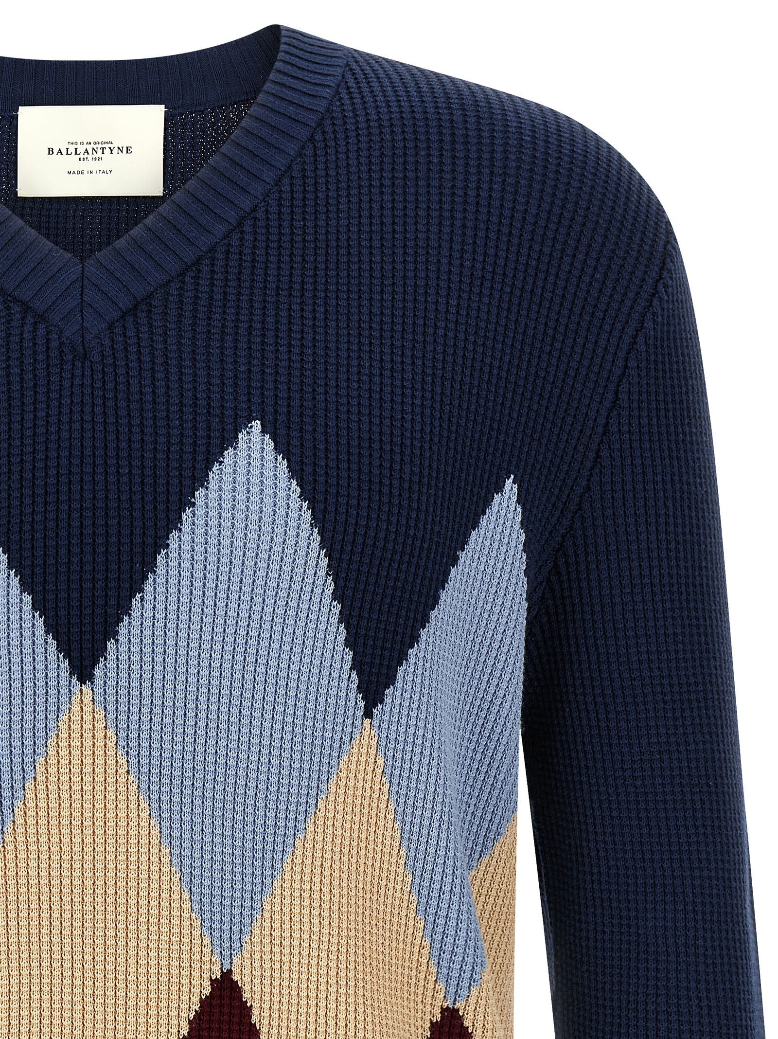 Ballantyne Ballantyne Argyle Pattern Sweater