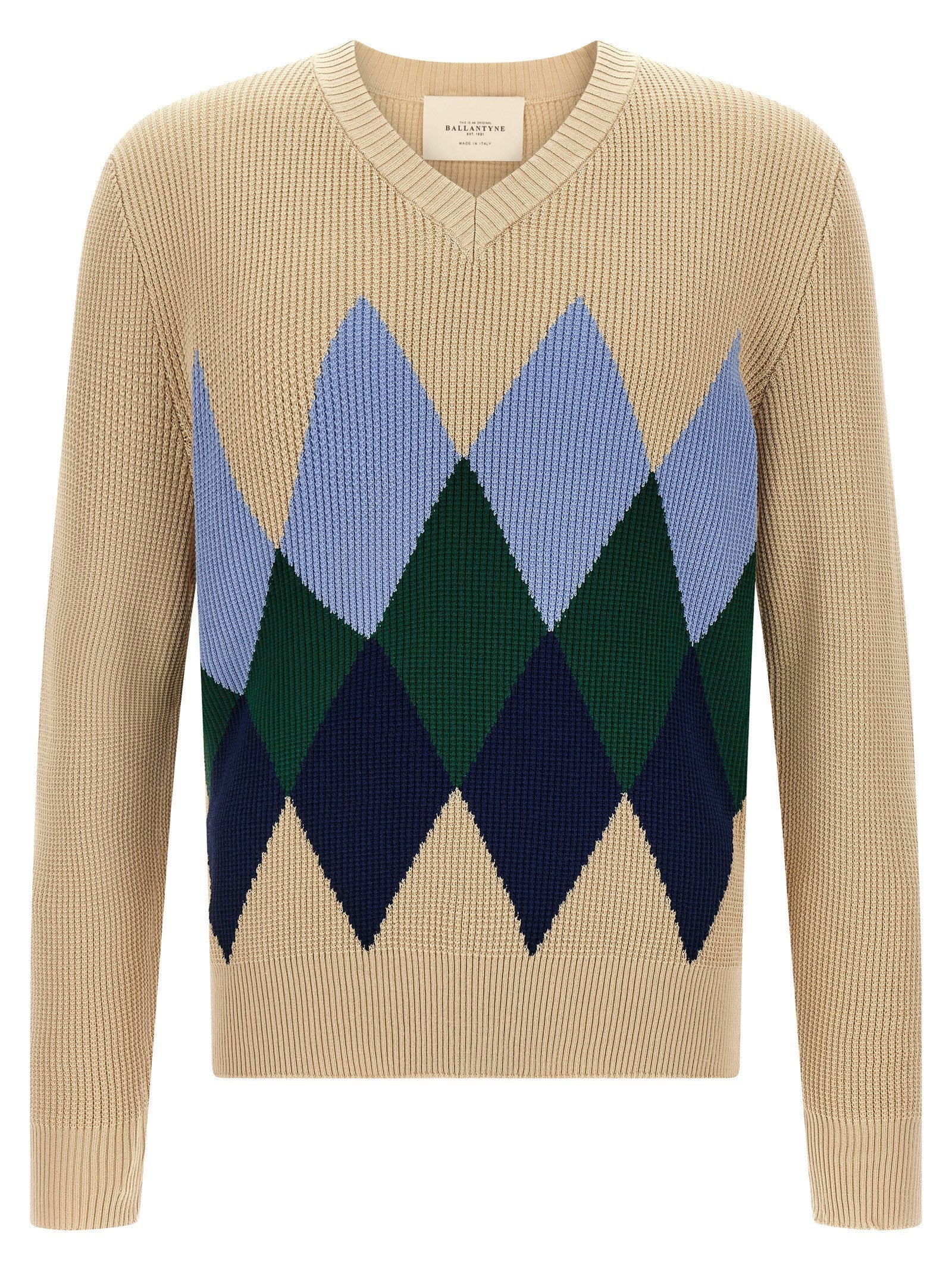 Ballantyne Ballantyne Argyle Pattern Sweater