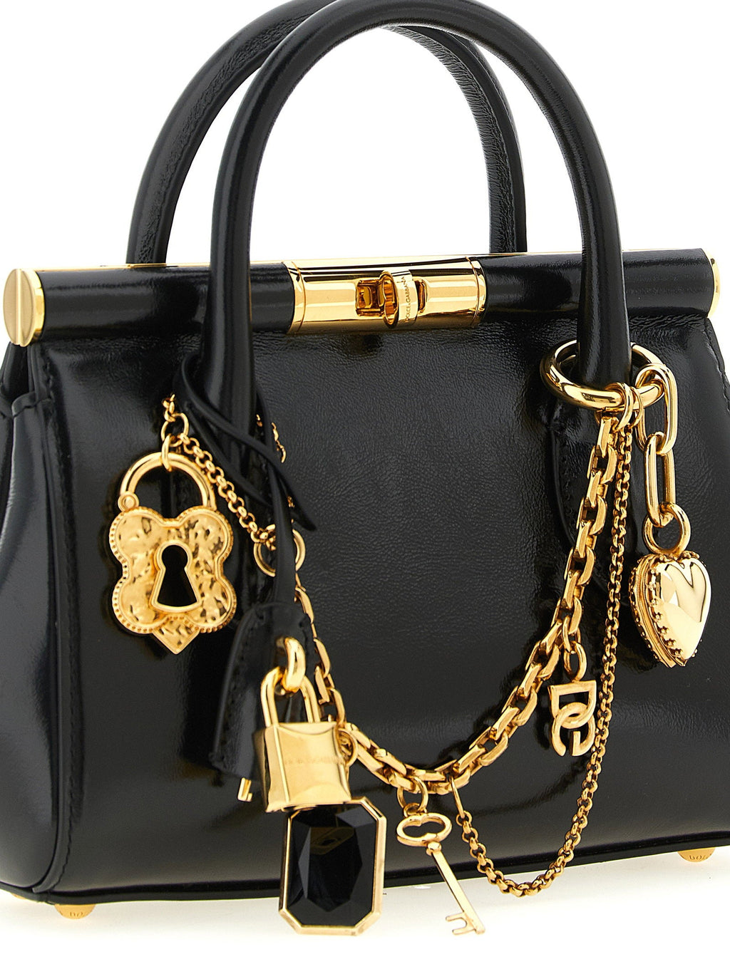 Dolce & Gabbana Dolce & Gabbana Marlene Mini Handbag With Charms