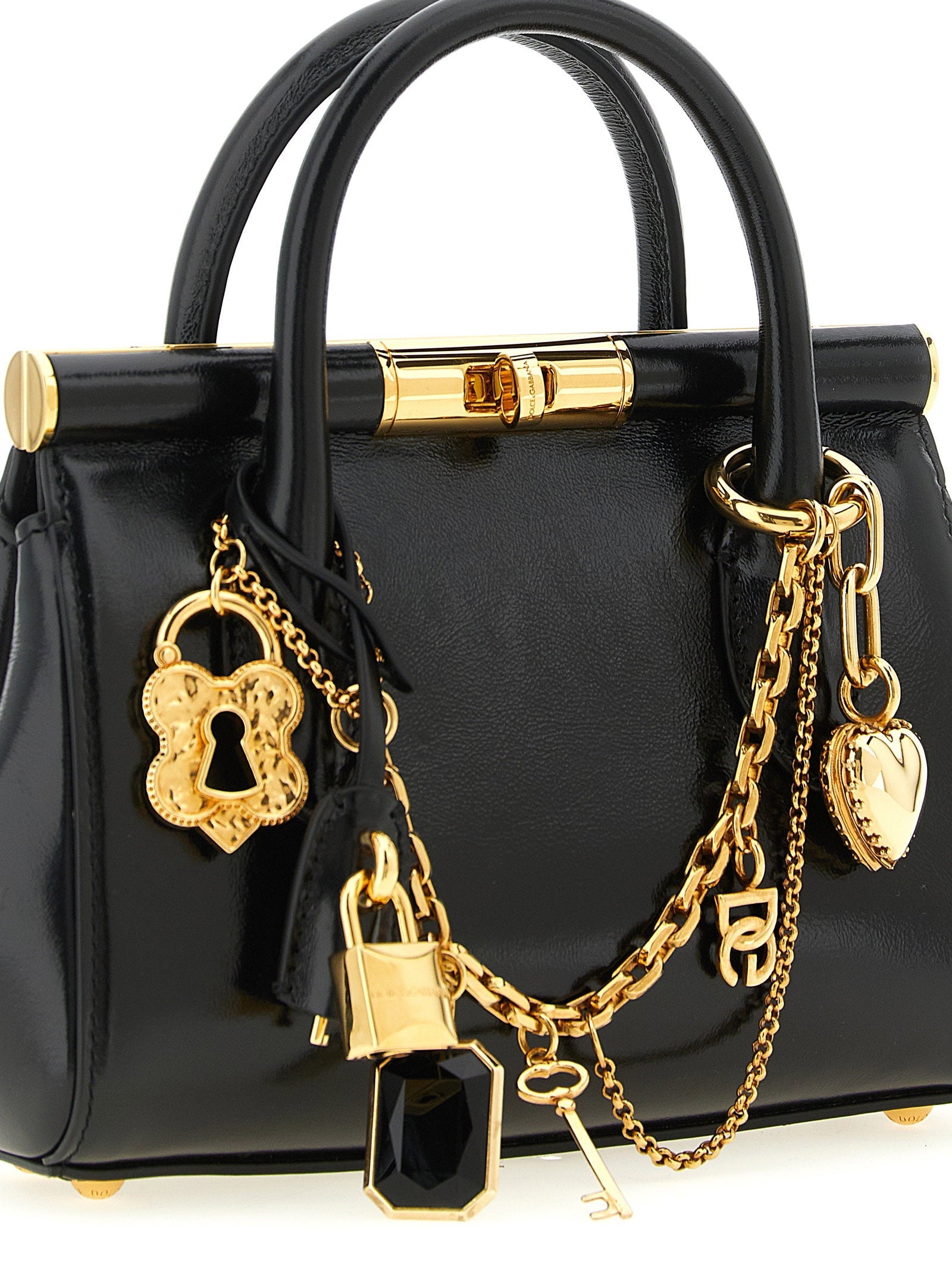 Dolce & Gabbana Dolce & Gabbana Marlene Mini Handbag With Charms