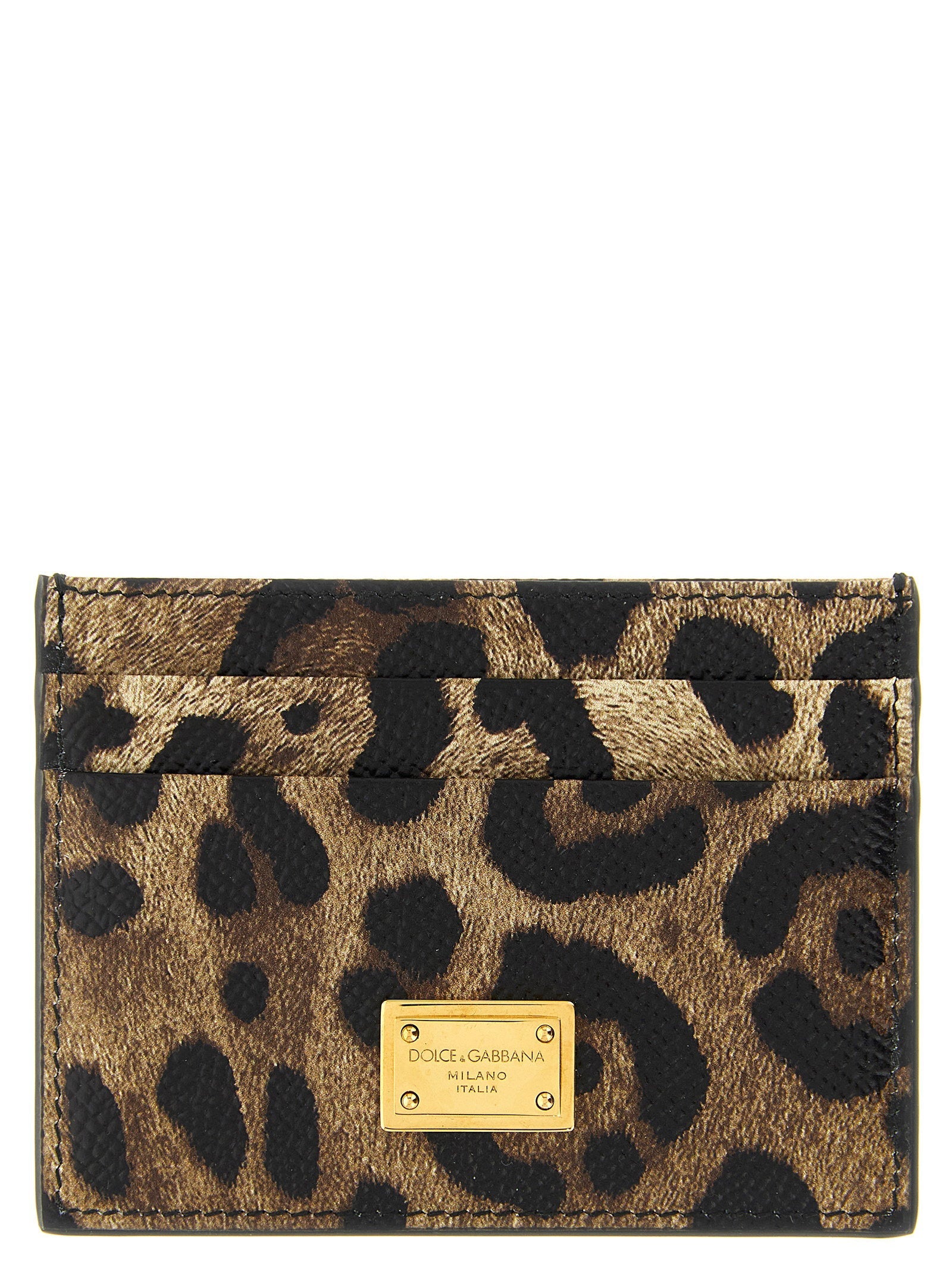 Dolce & Gabbana Dolce & Gabbana Animal Print Card Holder