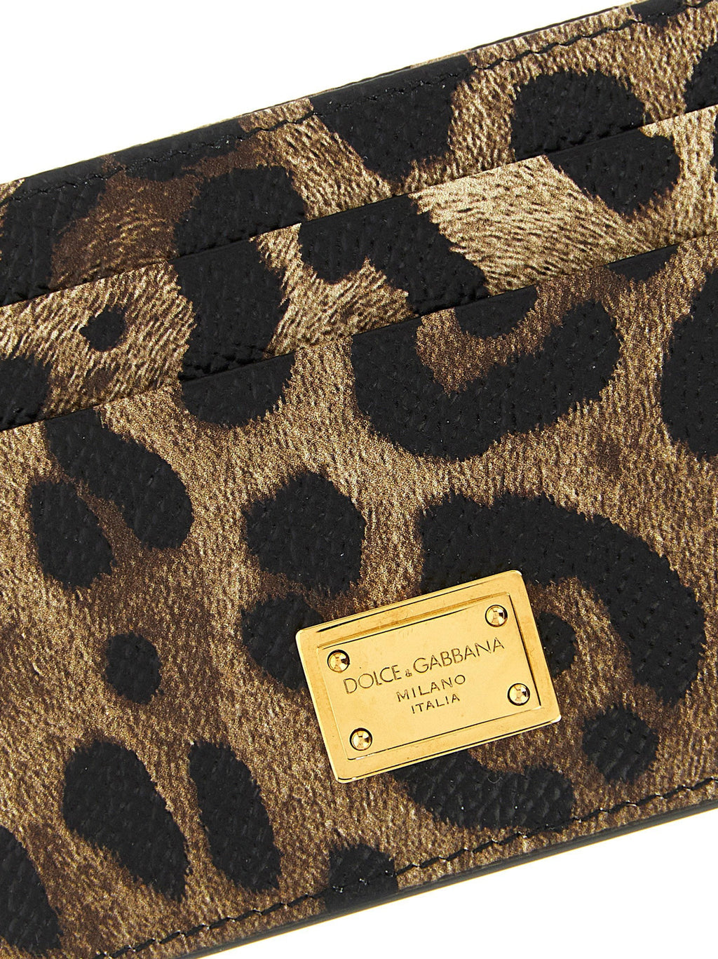 Dolce & Gabbana Dolce & Gabbana Animal Print Card Holder