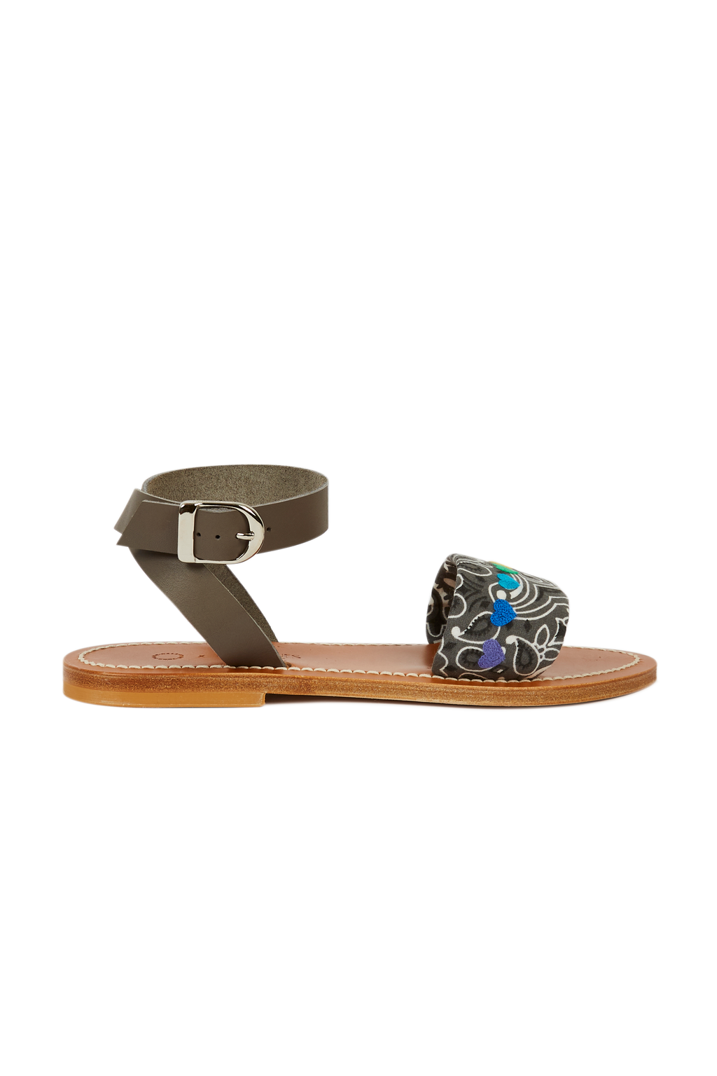 Bandana Grey Hearts K.Jacques Sandals