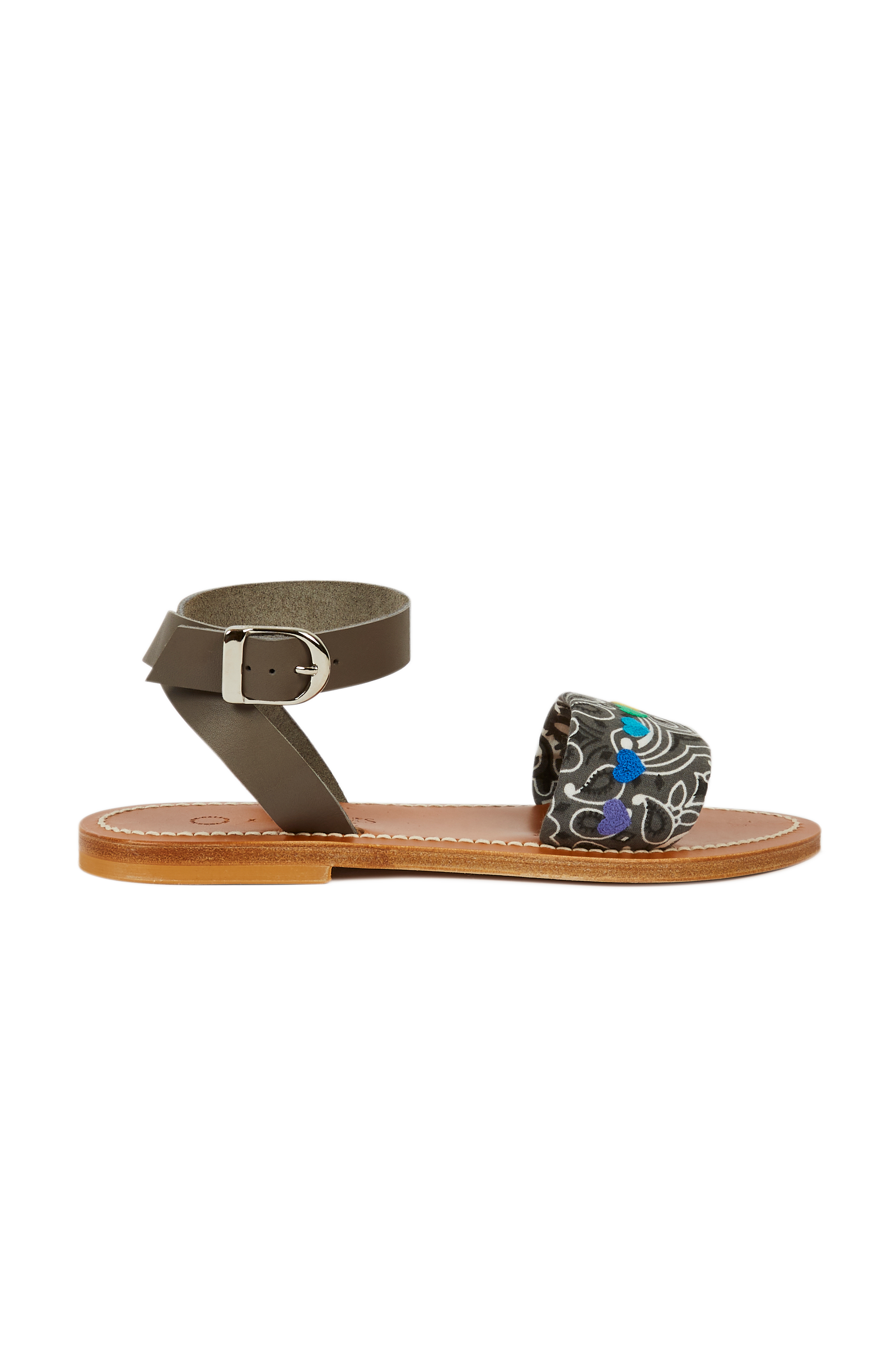 Bandana Grey Hearts K.Jacques Sandals