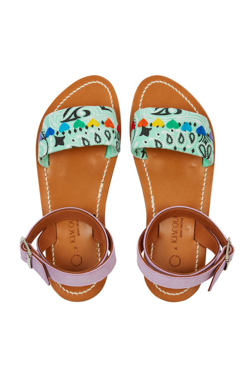 Bandana Lavender K.Jacques Sandals