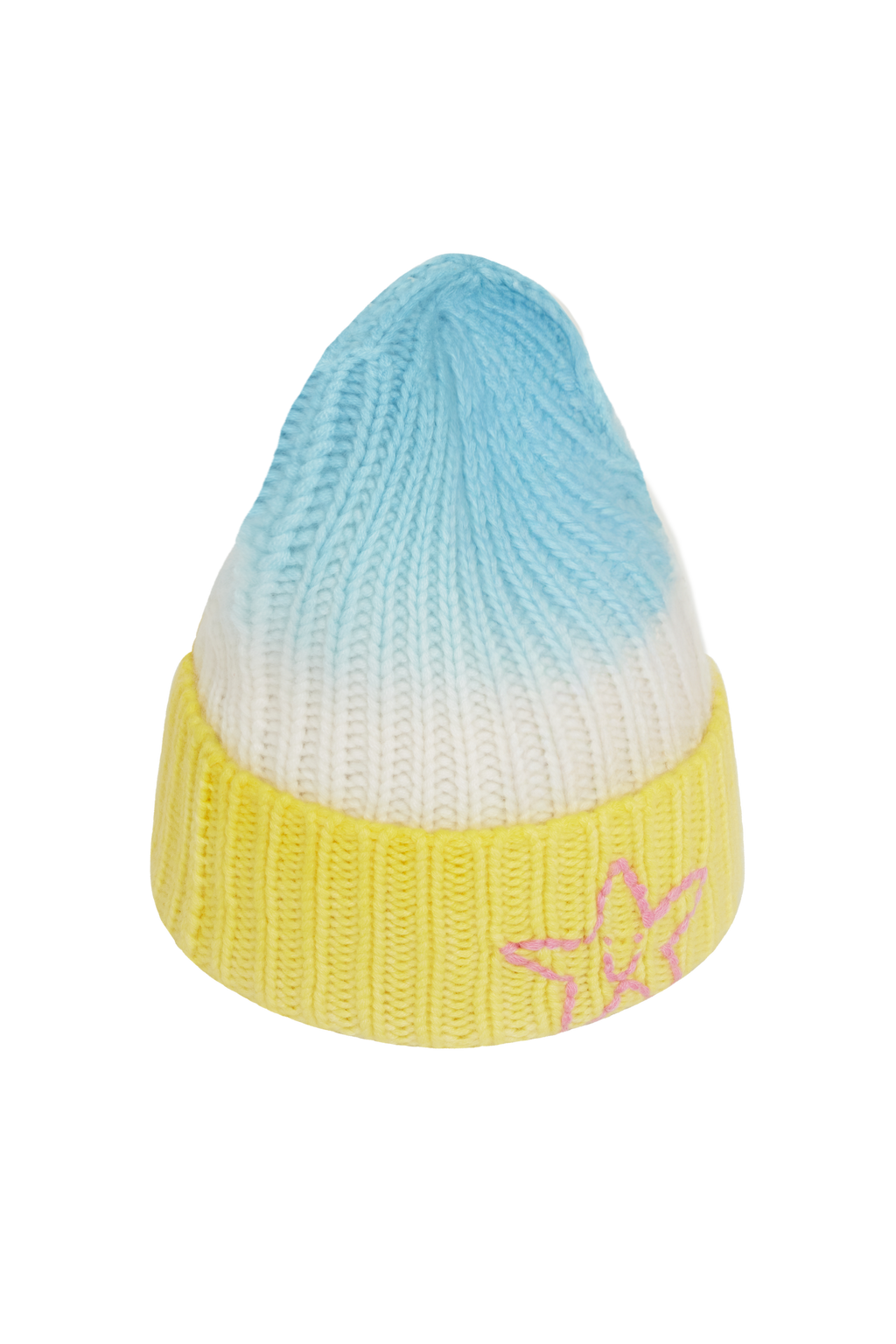 Mira Mikati x Hurray Star Embroidered Ombre Beanie