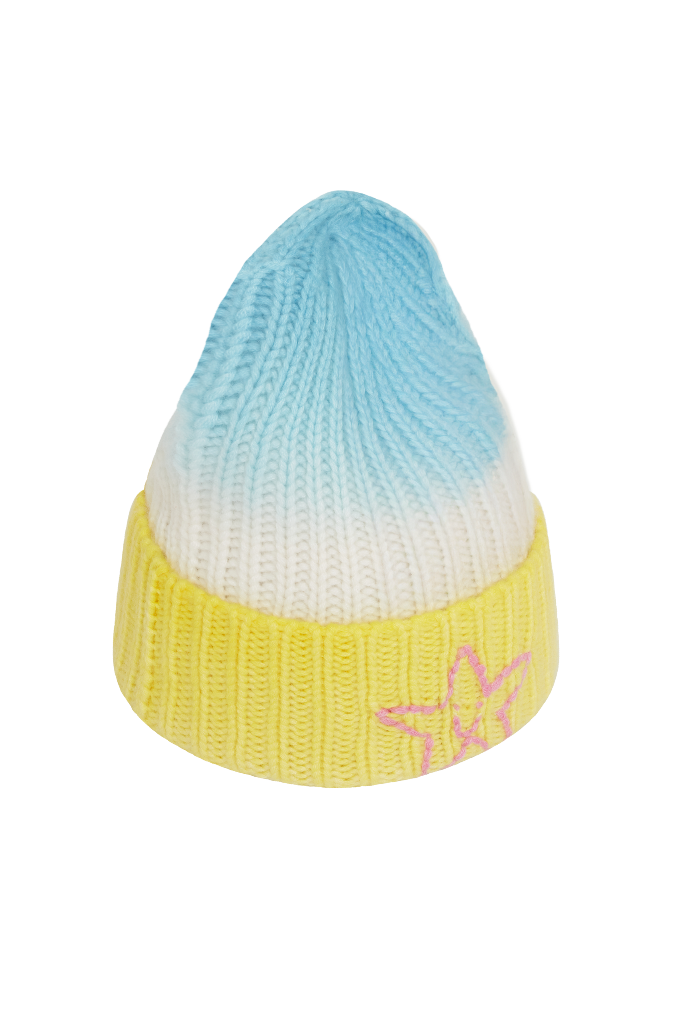Mira Mikati x Hurray Star Embroidered Ombre Beanie