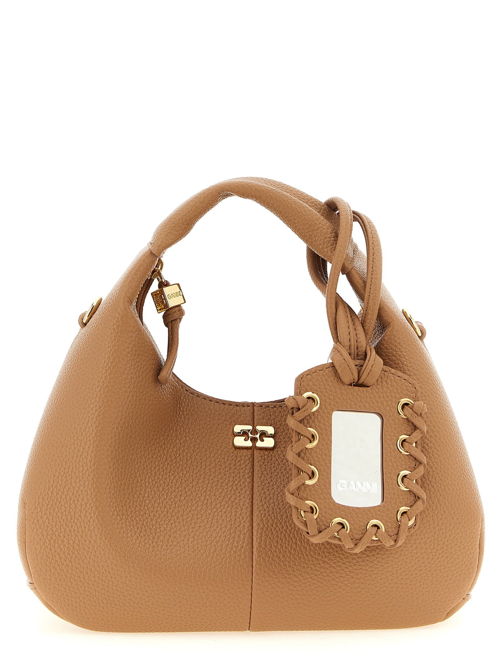 Ganni Ganni Mini Hobo Handbag