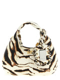 Ganni Ganni Mini Hobo Zebra Handbag