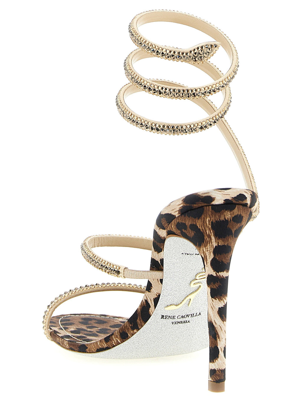 René Caovilla René Caovilla Cleo Leopard Sandals