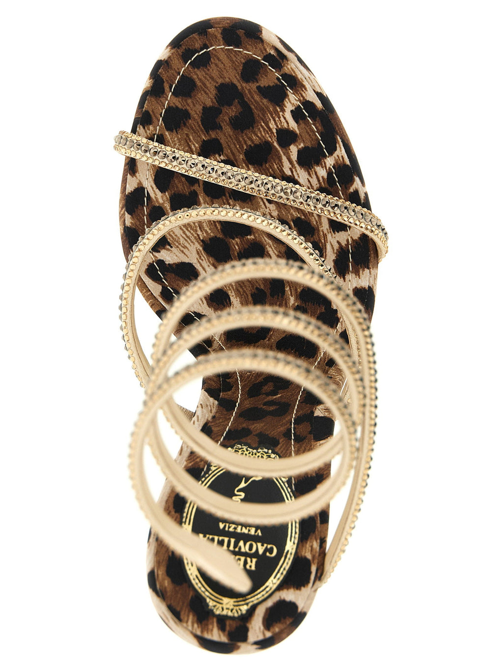 René Caovilla René Caovilla Cleo Leopard Sandals