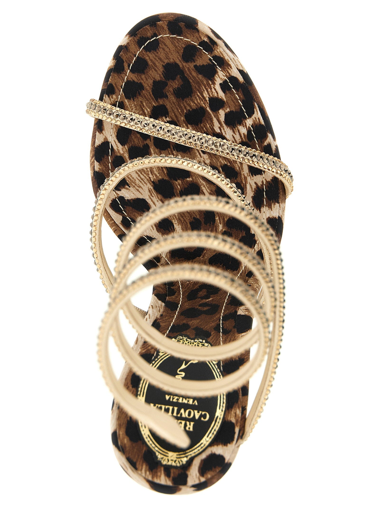 René Caovilla René Caovilla Cleo Leopard Sandals