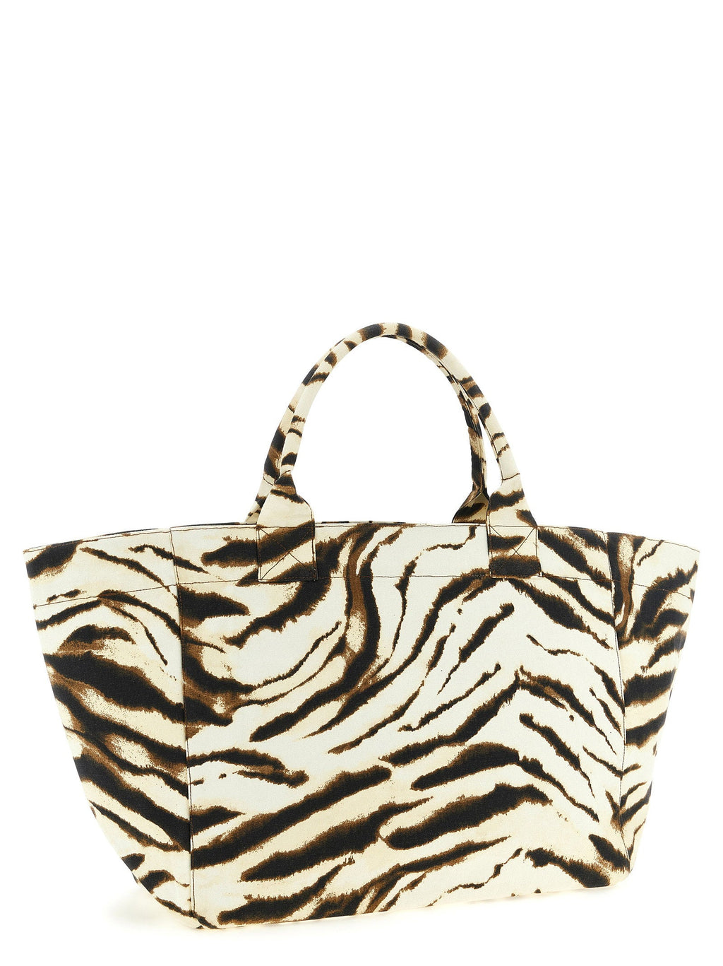 Ganni Ganni Xxl Zebra Shopping Bag
