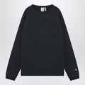Champion Navy blue long-sleeved T-shirt