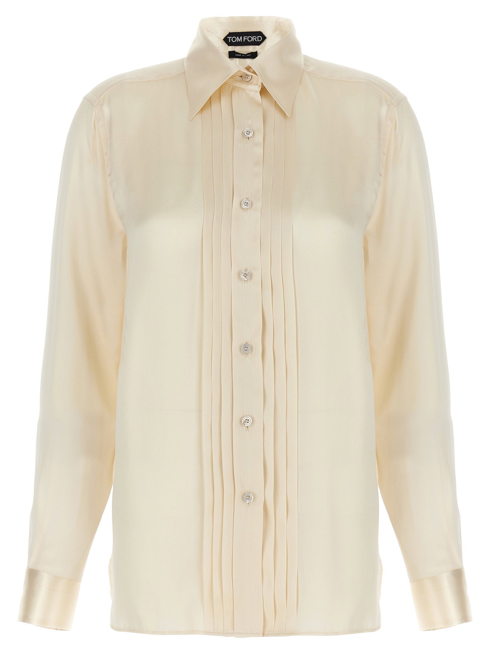 Tom Ford Tom Ford Pleated Plastron Shirt