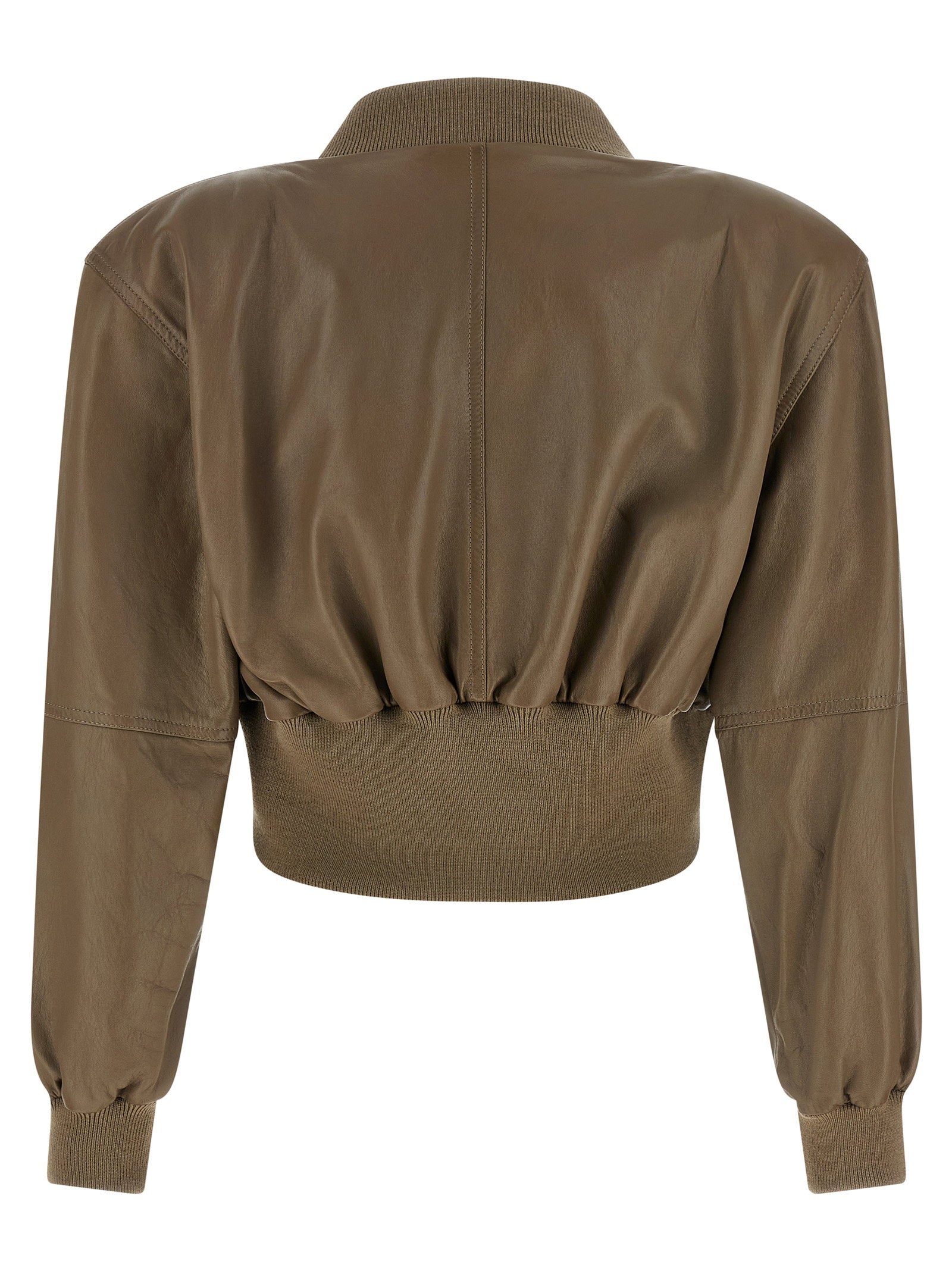 Chloé Chloé Cropped Bomber Jacket