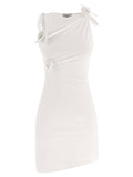 Coperni Coperni Asymmetric Flower Dress