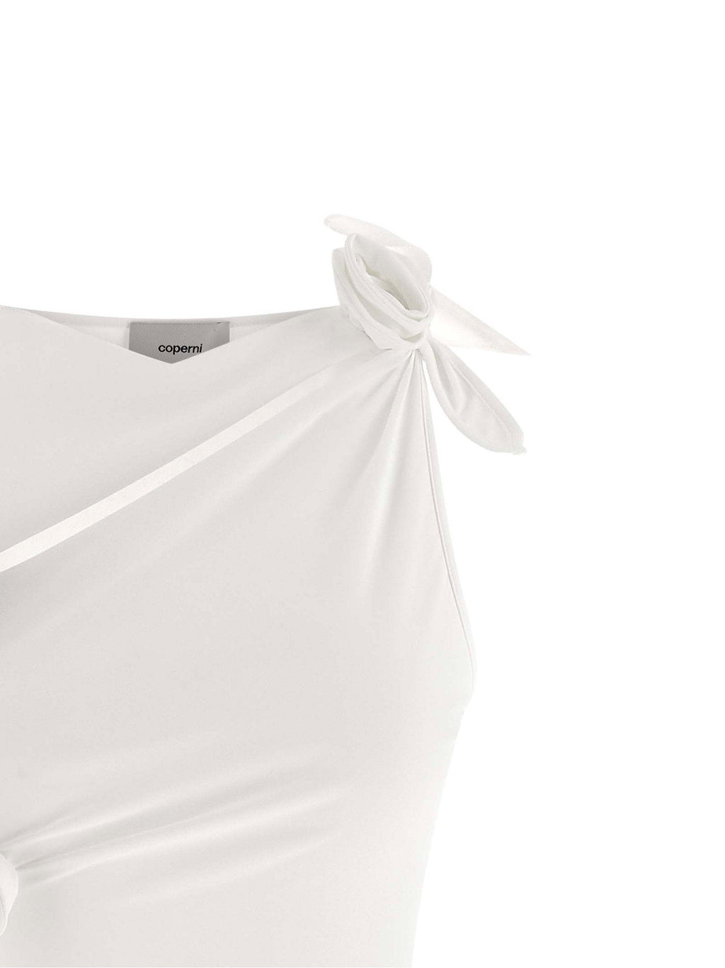 Coperni Coperni Asymmetric Flower Dress
