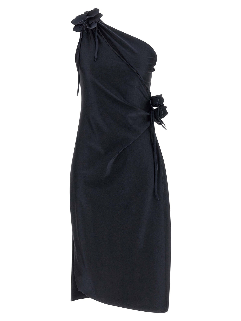 Coperni Coperni Asymmetric Mini Flower Dress