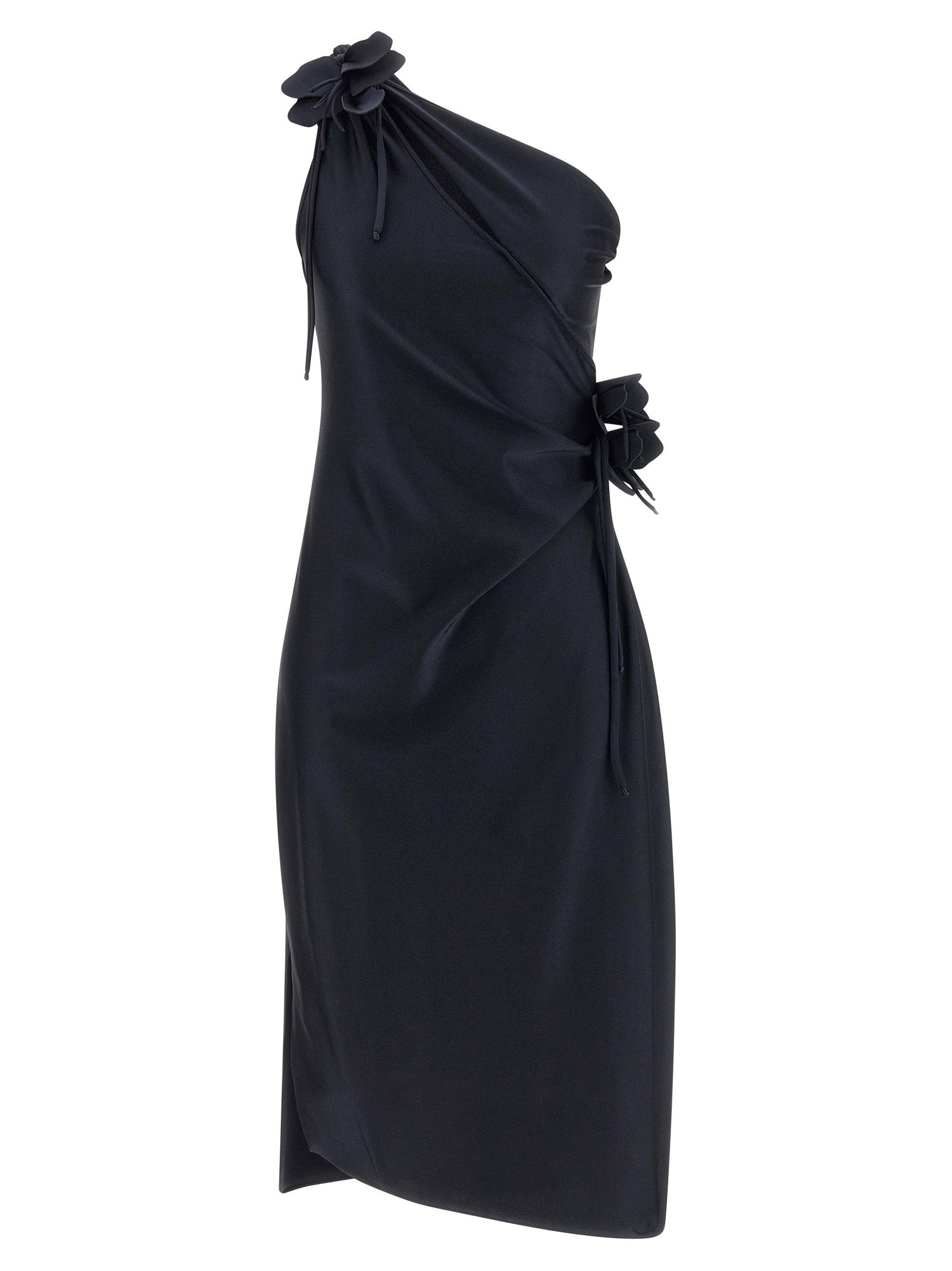 Coperni Coperni Asymmetric Mini Flower Dress